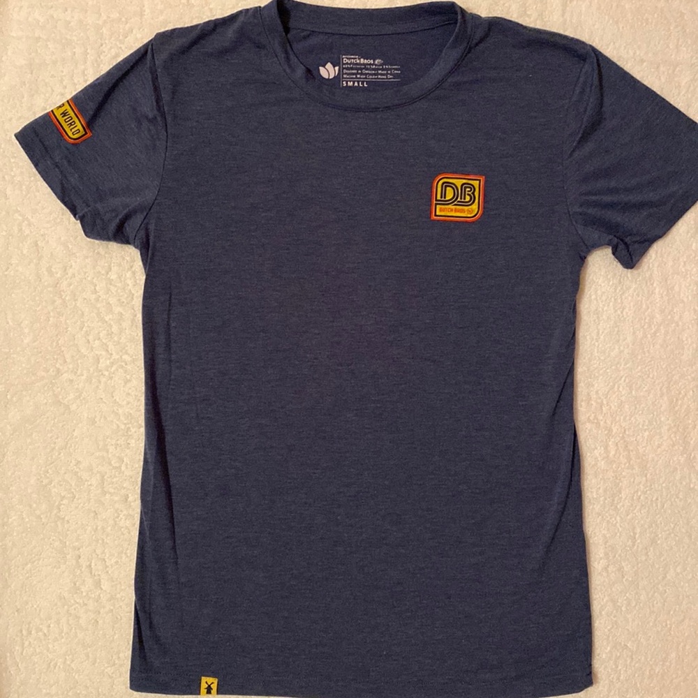 Dutch bros blue shirt